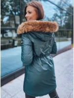 Dámská zimní bunda parka SANAH tmavě zelená FashionStreet TY2889