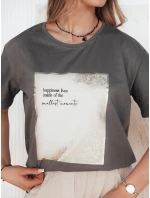 Dámské tričko CHANTE graphite FashionStreet RY2585 Dámské tričko CHANTE graphite FashionStreet RY2585