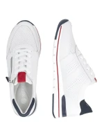 Remonte Rieker R6705-82 bílá kožená sportovní polobotka Remonte Rieker R6705-82 bílá kožená sportovní polobotka
