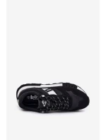 Zateplené pánské sneakers na platformě Lee Cooper LCJ-25-03-3378M černé