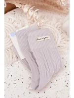 Teplé Dámské Ponožky S Vlnou Jasnoszare