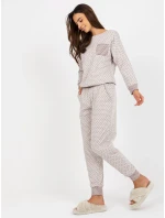 Pyžamo BR PI 9114 světle béžové