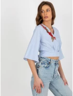 Halenka LK BZ 506243.78 bílá a modrá Halenka LK BZ 506243.78 bílá a modrá