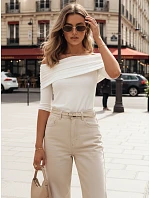 Dámská halenka POLL ecru FashionStreet RY2514
