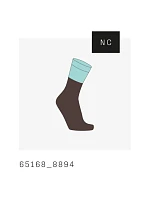 Cyklistické ponožky POC Motion MTB Long Sock, hnědé