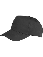Result Headwear RC 084J Dětská 5 panelová kšiltovka 28.084J black Result Headwear RC 084J Dětská 5 panelová kšiltovka 28.084J black
