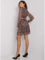 Šaty LC SK 22K 3001.28P černá a červená Šaty LC SK 22K 3001.28P černá a červená