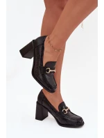 Polobotky na podpatku model 217846 Step in style Polobotky na podpatku model 217846 Step in style