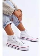 Dámské klasické vysoké boty bílé Remos