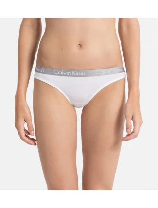 Tanga QD3539E-100 bílá - Calvin Klein