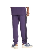 Pánské kalhoty adidas Essentials 3-Stripes Fleece purple JX0750