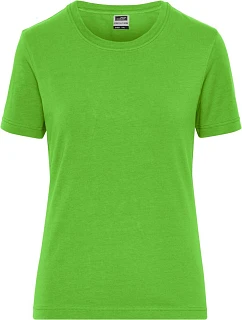 Daiber JN 1801 Dámské pracovní tričko z bio bavlny - Solid 02.1801 lime green