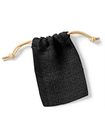 Westford Mill W 415 Jutový pytel se stahovacími šňůrkami 50.0415 black/natural Westford Mill W 415 Jutový pytel se stahovacími šňůrkami 50.0415 black/natural