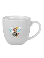 Personalizovaný keramický hrníček 400 ml s výřezem fotky na podkladu Personalizovaný keramický hrníček 400 ml s výřezem fotky na podkladu