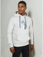 Pánská šedá mikina FashionStreet BX5726