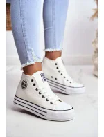 Dámské kotníkové tenisky Big Star - bílé