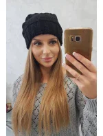 Dámská čepice Danuta K331 černá - Oliwia Dámská čepice Danuta K331 černá - Oliwia