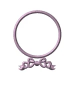 rámeček k výšivce monogramu Erb jednoduchý rámeček k výšivce monogramu Erb jednoduchý