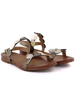 Dámské hnědé sandály M.Daszynski MR1958-1