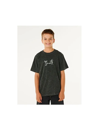 Chlapecké tričko RIP CURL Eternal Shred Wash Tee-Boy, černé, dětské Chlapecké tričko RIP CURL Eternal Shred Wash Tee-Boy, černé, dětské