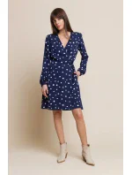 Dámské šaty Wendy Tmavě modrá vzor - Benedict Harper