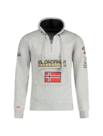 Mikina Geographical Norway Gymclass EO DB 100 M WU6620H/GNO-Blended Grey pánské