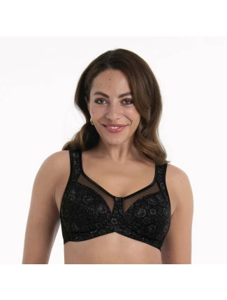 Clara Art komfortní podprsenka moldovaná 5874 black/anthracite - Anita Classix