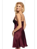 Dámská noční košilka Elodie Vínová vzor - Irall Dámská noční košilka Elodie Vínová vzor - Irall