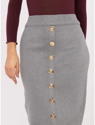 Dámská sukně PM SD W937.79 šedá - FPrice Dámská sukně PM SD W937.79 šedá - FPrice