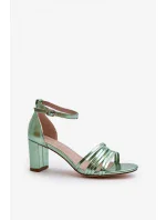 Sandály na podpatku model 194991 Step in style Sandály na podpatku model 194991 Step in style