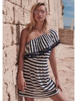 Dámské šaty Havana 49351 pruhované - Lisca