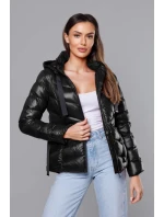 Černá krátká dámská zimní bunda (23066-392) Černá krátká dámská zimní bunda (23066-392)