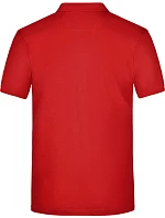 Daiber JN 964 Pánské piqué polo button-down 02.0964 red/red/white Daiber JN 964 Pánské piqué polo button-down 02.0964 red/red/white