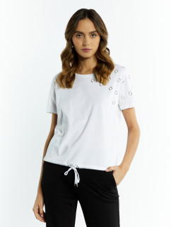 Dámské bavlněné tričko Monnari Blouses White