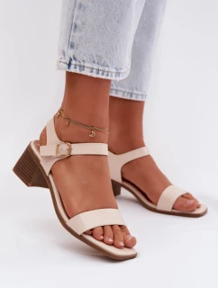 Sandály na podpatku  model 225112 Step in style