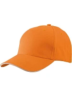 Daiber MB 6526 5 panelová sandwich kšiltovka 03.6526 orange/white