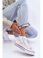 Dámské klasické vysoké boty bílé Remos