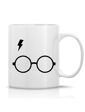 HARRY POTTER - klasický bílý keramický hrníček 300 ml