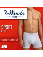 Pánské boxerky SPORT BOXER Světle šedé - BELLINDA Pánské boxerky SPORT BOXER Světle šedé - BELLINDA