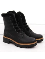 Rieker W 72625-00 RKR714 boty s kožešinou Rieker W 72625-00 RKR714 boty s kožešinou