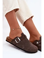 Dámské přezůvky Chodaki Vinceza 101332 Čokoládové