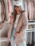 Dámská prošívaná přechodová bunda LIVIANA růžová FashionStreet TY4806