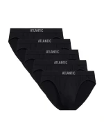 Pánské slipy 5 pack 094 black - Atlantic