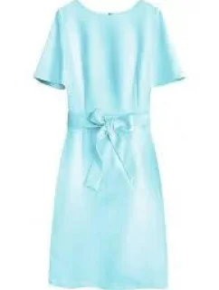 Tužkové šaty s páskem 313ART - Gemini