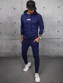 Pánské tmavě modré tepláky FashionStreet AX0687