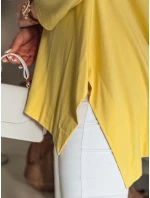 Dámská máslová halenka oversize s přívěskem COMFILA žlutá FashionStreet RY2791