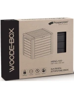 Zahradní box 190l hnědý dřevěný pro děti