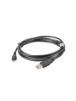 Kabel Lanberg CA-USBM-10CC-0018-BK (USB 2.0 M - Micro USB M; 1,8 m; barva černá)