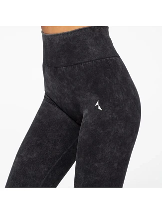 Carpatree Yasmine dámské sportovní legíny s vysokým sedem mramorové - CP-YSL-BL