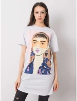 Tunika D12022O02382A světle šedá